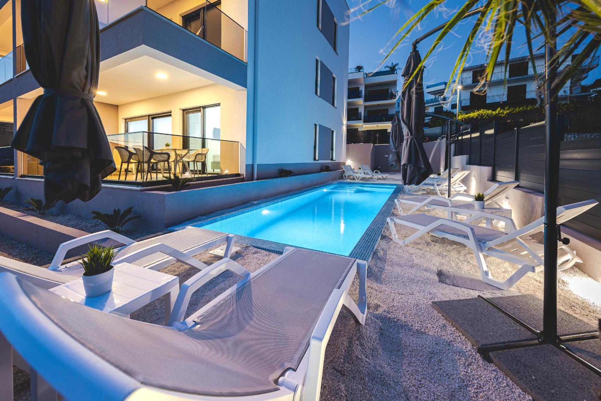 Adriatic Garden Apartments Округ Горни Экстерьер фото